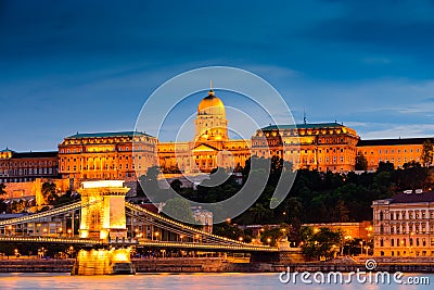 Royal Palace of Hungary Stock Photo