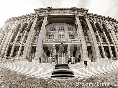 Parliament Palace Bucharest Romania Editorial Stock Photo