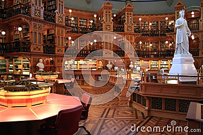 Parliament's National Library. Stock Photo