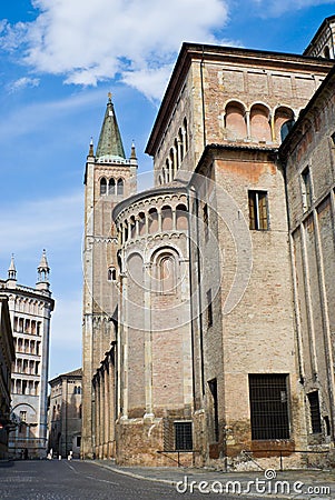 Parma Cathedral (Duomo) Stock Photo
