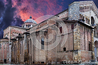 Parma Cathedral, Italy Stock Photo