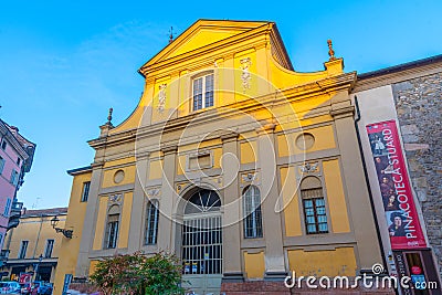 Parma, Italy, September 25, 2021: Pinacoteca Stuard in Parma, It Editorial Stock Photo