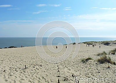Parnidis dune, Lithuania Editorial Stock Photo