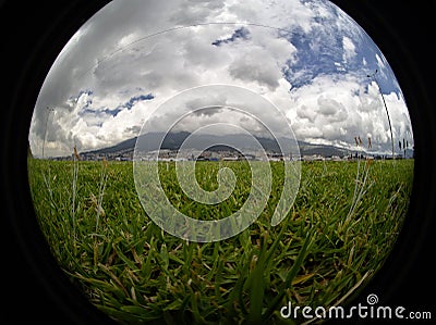 Parque Bicentenario de Quito city park, Ecuador Stock Photo