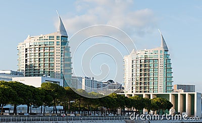 Parque das NaÃ§oes, Lisbon, Portugal 7 November 2019 Landscape o Editorial Stock Photo