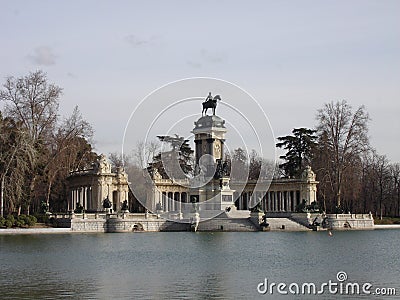 Parque de El Retiro Editorial Stock Photo