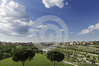 Parque Lineal del Manzanares, Madrid Stock Photo