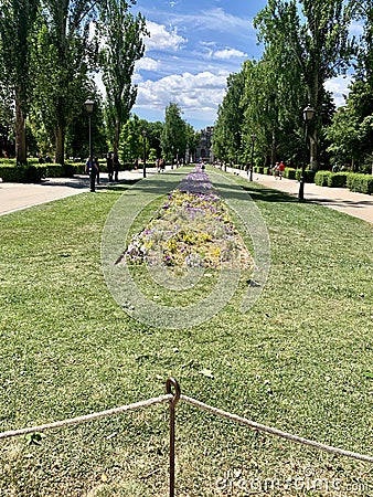 Parque Retiro Editorial Stock Photo