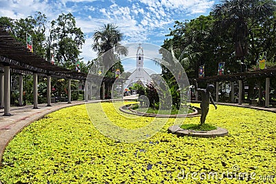 Parque Santander in Leticia Colombia Editorial Stock Photo
