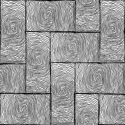 Parquet small texture black and white Vector Illustration