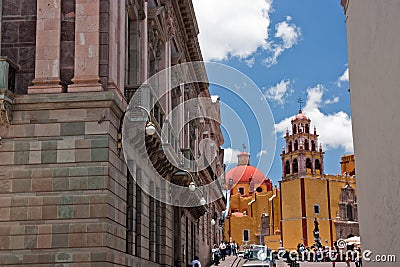 Parroquia church in Guanajuato Mexico Editorial Stock Photo