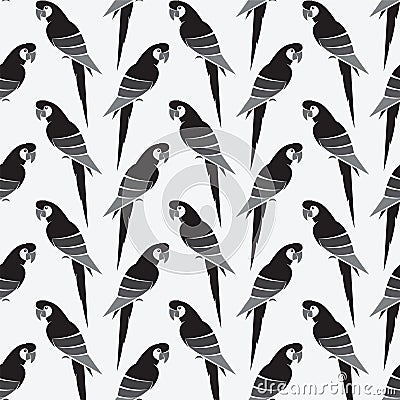 Parrot vector art background design for fabric and decor Vector Illustration