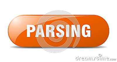 parsing button. parsing sign. key. push button. Vector Illustration