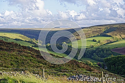 Parsonage Cleave & Oare Water Valley Stock Photo