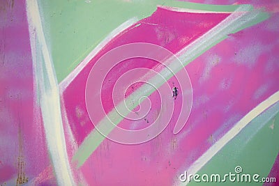 Part of abstract gravity multicolored Editorial Stock Photo