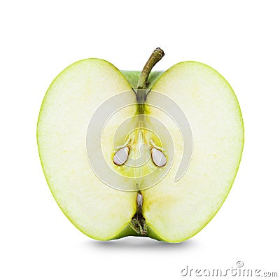 Part of apple Stock Photo