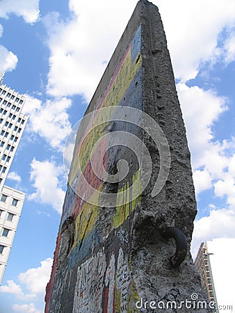 Part of the berlin wall Stock Photo