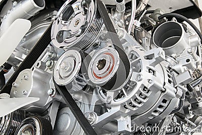 Part of car engine Stock Photo