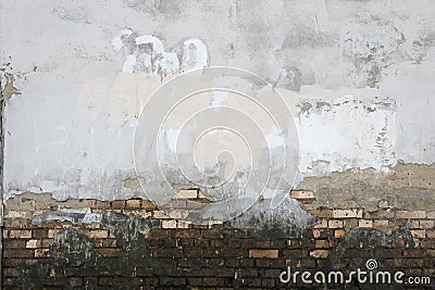 Ð¡oncrete wall plaster bricks dirt texture background Stock Photo