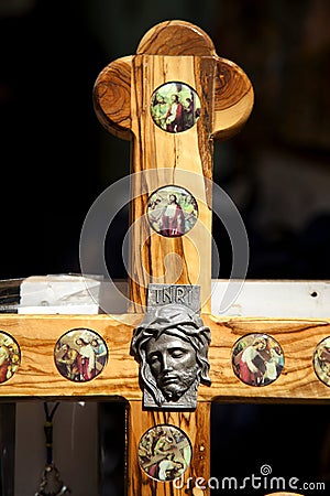 Jesus on a Cross Stock Photo