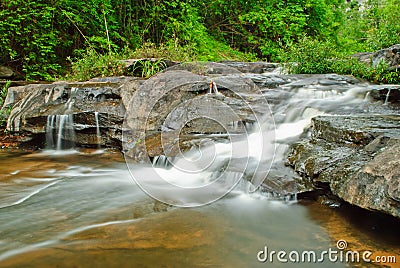 Part Of Huailuang Waterfall Stock Photo