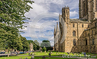 Part of a large old cathedral. Editorial Stock Photo