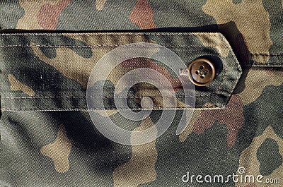 Part of military camo uniform Stock Photo