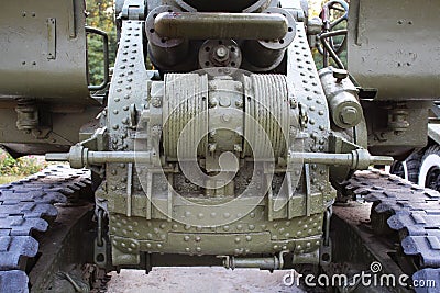 Part of Military cannon Stock Photo