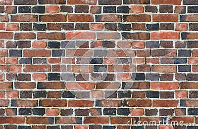 Vintage brick wall Stock Photo