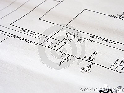 Process diagram Stock Photo