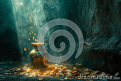 the seven deadly sins greed Stock Photo