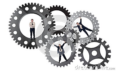 Part of the team effort concept Stock Photo