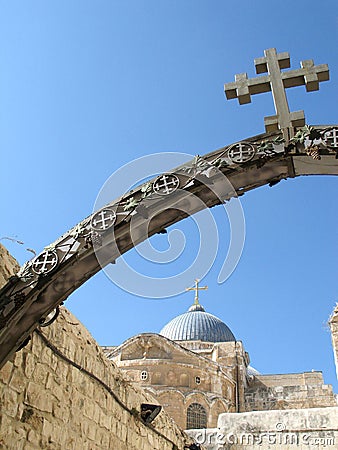 Part of via dolorosa Stock Photo