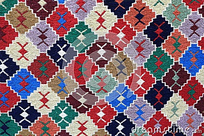 Part of vintage georgian carpet Stock Photo