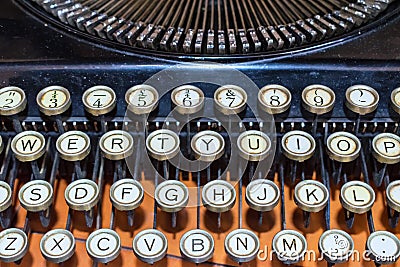 Well preserved vintage typewriter Stock Photo