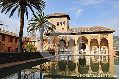 The partal, the Alhambra Stock Photo
