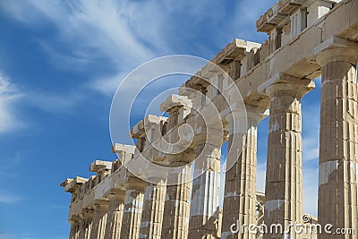 Parthenon in Acropolis Athens, Greece Stock Photo