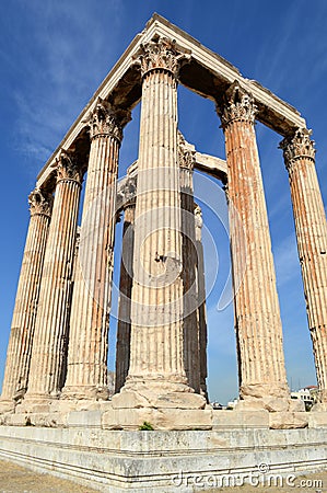 Parthenon and Acropolis of Ðthens, Greece Stock Photo
