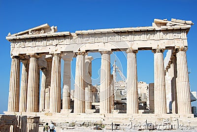The Parthenon , Athens Stock Photo