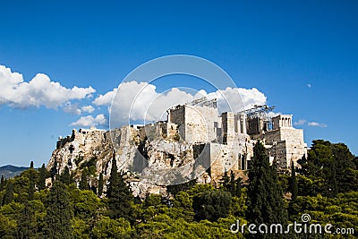 The Parthenon in Athens Greece Stock Photo