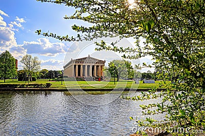 The Parthenon in Nashville, Tennessee Stock Photo