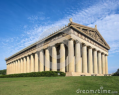 Parthenon Replica Stock Photo