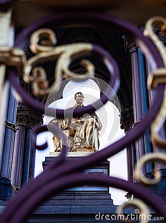 A particular of the albert memorial Editorial Stock Photo