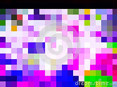 A particular colored graphical design of rectangles Stock Photo
