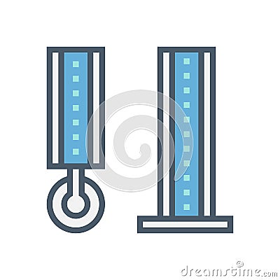 Partition wall icon Vector Illustration