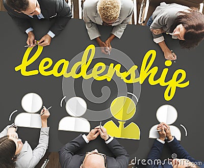 Partnership Corporate Team Leader Font Concept Stock Photo