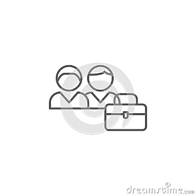 partnership friendship outline icon. Elements of friendship line icon. Signs, symbols and vectors can be used for web, logo, Stock Photo