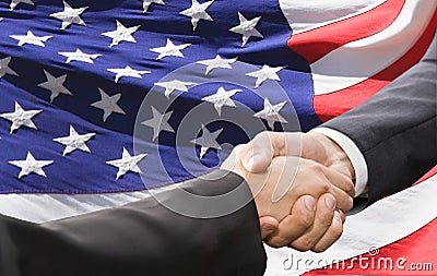 Partnership and politics concept Stock Photo