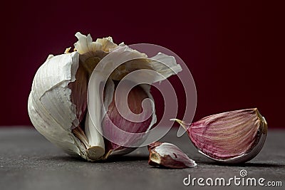 Onion low key studio still life Stock Photo