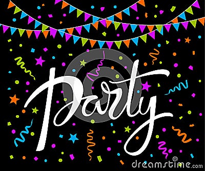 Party abstract background Vector Illustration